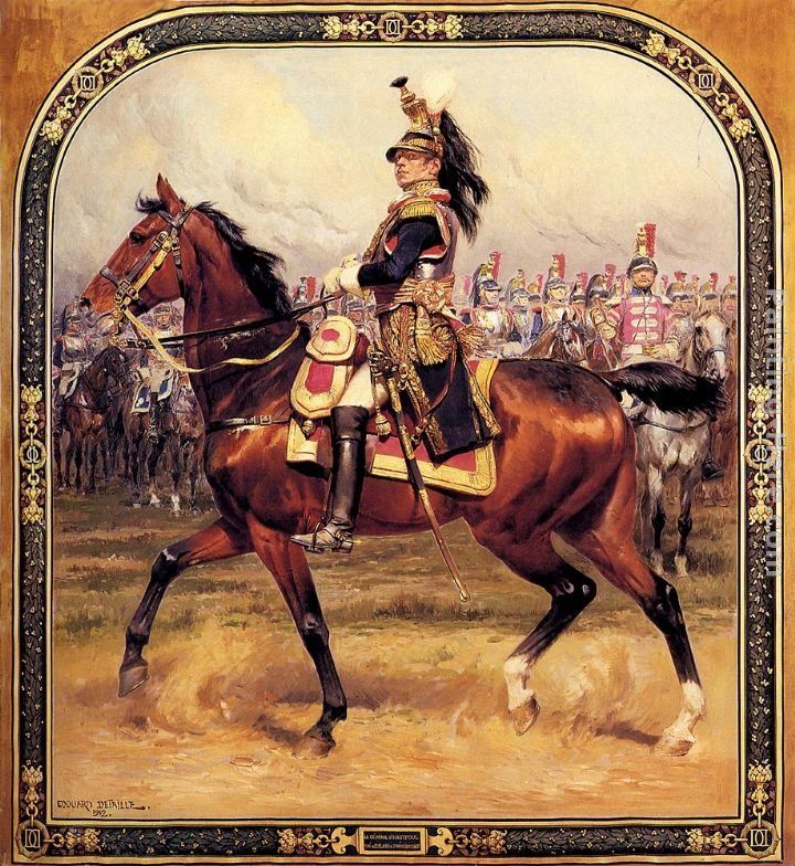 Jean Baptiste Edouard Detaille Le General d'Hautpoul a Cheval